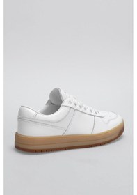 Resim Lufian Alexıs Beyaz Kadın Hakiki Deri Spor Ayakkabı Beyaz 