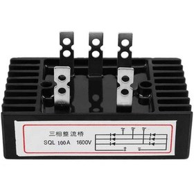 Resim Yeni Sql100a 1600v Üç Fazlı Diyot Doğrultucu Ac'den Dc'ye 