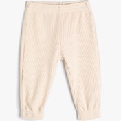 Resim Kız Bebek Basic Jogger Eşofman Altı Beli Bağlamalı Fitilli 