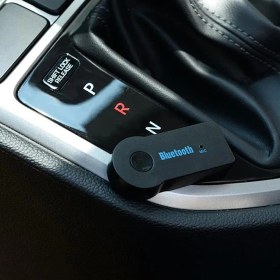 Resim Enfein Aux Çevirici Bluetooth Araç Kiti Ses Aktarım Cihazı Arabada Kolay Müzik Dinleme (Siyah) 