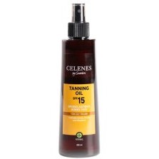 Resim Celenes By Sweden Herbal Bronzlaştırıcı Spf15+ Güneş Yağı 200 ml 