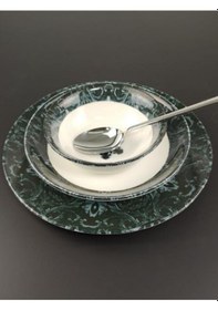 Resim Cooker Dijital Baskılı 24 Parça Porselen Yemek Takımı CKR4021 