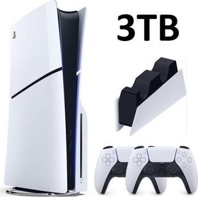Resim Playstation 5 Slim Cd Edition 3TB+ 2. Dualsense Kol + Sarj istasyonu 