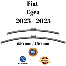 Resim Fiat Egea 2023 2024 2025 Uyumlu Ön Cam Silecek Süpürgesi Takımı 650/400mm Silbak Sb2616c 