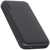 Resim Aukey PB-Y46-GY 15 W 10000 mAh Hızlı Şarj Powerbank Siyah 