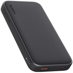 Resim Aukey PB-Y46-GY 15 W 10000 mAh Hızlı Şarj Powerbank Siyah 