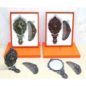 Resim Tavuskuşu Katlanabilir Ayna Ve Tarak Seti Orta Boy Alk4983 