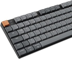 Resim Keychron K5 Max%100 Brown Switch Kablosuz Türkçe Mekanik Karbon Siyah Gaming Klavye (K5M-H3-TR) 