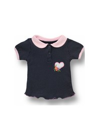 Resim 3-6 6-9 9-12 12-18 Ay Uzayın Kalbi Nakışlı Bandanalı Kısa Kollu Sweat 3lü Kız Bebek Takımı 001 