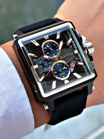 Resim Quantum Fonksiyonlu 10 Atm Su Geçirmez Silikon Kordon Çelik Kasa Köşeli Kadran Erkek Kol Saati 949.650 