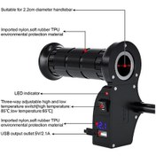 Resim Dancemonkey 12v Motosiklet Isıtmalı Tutma Kılıfı - 3 Ayarlı Sıcaklık, Voltmetre, Yumuşak Tpu Mat 