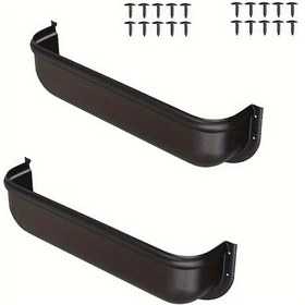 Resim Xuweiwei 2pcs Rv Kapı Kolu Depolama Kutuları Dayanıklı Abs Konsol Organizör Tepsisi Kamyon Ve Karavanlar İçin 