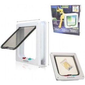 Resim Trixie Euro Cat Kedi Kapısı Dört Yönlü 25x23cm 