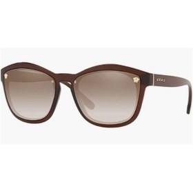 Resim VERSACE VE4350 53126E HAFİF AYNALI KahverengiRENGİ KADIN GÜNEŞ GÖZLÜĞÜ 