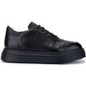 Resim Tamer Tanca Erkek Hakiki Deri Siyah Deri Sneakers & Spor Ayakkabı 698 1139-1 Erk Ayk Sk24-25 Sıyah Dr Siyah 
