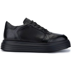 Resim Tamer Tanca Erkek Hakiki Deri Siyah Deri Sneakers & Spor Ayakkabı 698 1139-1 Erk Ayk Sk24-25 Sıyah Dr Siyah 