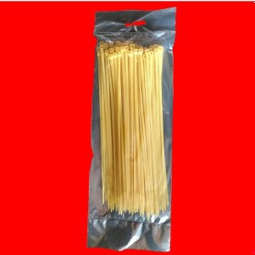 Resim Renkli Kablo Bağı Plastik Cırt Kelepçe 8x380 Sarı 100 Adet 