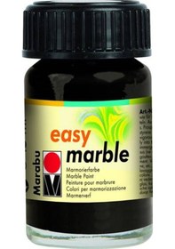 Resim Marabu Easy Marble Ebru Boyası 15Ml No 073 Black 