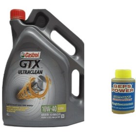 Resim Castrol GTX 10W-40 A3/B4 Yarı Sentetik Motor Yağı 4 L + Cam Suyu 80 ML 
