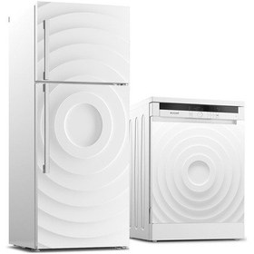 Resim Buzdolabı Ve Bulaşık Makinası Beyaz Eşya Sticker Kaplama Beyaz Da 