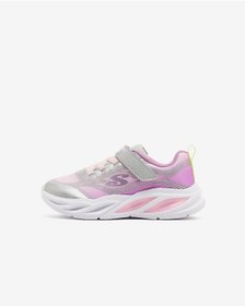 Resim Skechers Cosmıc Glow Küçük Kız Çocuk Gri Işıklı Spor Ayakkabı 303712n Smlt Gri 