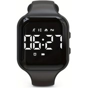 Resim Gaojunshop01 Siyah Adım Sayar Fitness Bilek Saati Kalori Alarm Kronometre Diğer 