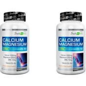 Resim Calcium Magnesium Zinc Plus Vitamin D3 K2 100 Tablet 2 Adet 