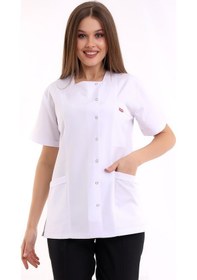 Resim Kare Yaka Kadın Tek Üst - 171 Beyaz-6011 