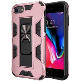 Resim Apple iPhone 7 Uyumlu Kılıf Zore Volve Kapak Rose Gold 