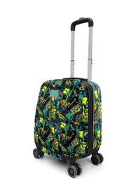 Resim Coral High Kids Nefti Siyah Tamir Seti Desenli Çocuk Valizi 16761 