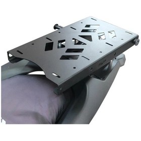 Resim Gp Kompozit Yamaha Nmax 125 / 155 2021-2025 Uyumlu Pratik Tak-çıkar Kızaklı Arka Çanta Demiri Siyah Çok Renkli 