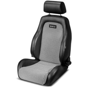 Resim Sparco Retro Vintage Kumaş Spor Otomobil Koltuğu 009012NRBI 