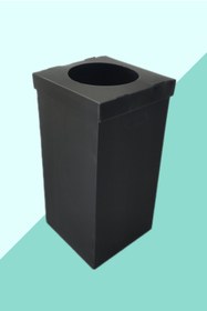 Resim HAN PLUS Sıfır Atık Kutusu – Baskısız Geri Dönüşüm Kutusu (SİYAH) - 10 Adet 