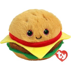 Resim TY Beanie Bouncers Hamburger Buns 7 cm 