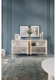 Resim DUBAİ KONSOL MDF MEBRAN KAPAK EKRU 