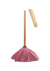 Resim Color Wellsoft Mop Paspas Mop Yedek Ucu Ve Ahşap Sapı İle Takım 