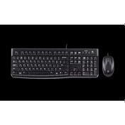 Resim Logıtech Mk120 Tr Q Usb Kablolu Klavye Ve Mouse Set Sıyah 920-002560 Optik 