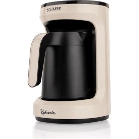 Resim Schafer Kahvecim Otomatik Türk Kahve Makinesi-Krem 