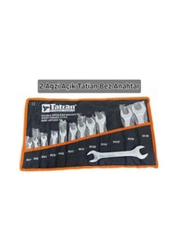 Resim 12 Parça Açık Ağız Anahtar Seti-6/32 Numara Ağız Açık Anahtar Takımı 