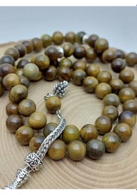 Resim Yeşil Sandal Ağacı 99luk Tesbih 8mm 56534 Çok Renkli 