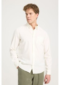 Resim Lee Regular Fit Normal Kesim Ekru Gömlek W5MY205279M50 Ekru 