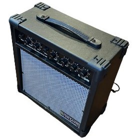 Resim High Tone HT-20E Ekolu Kombo Gitar Amfisi | Dahili Eko Efekti Çift Kanal Giriş Profesyonel Ekolayzer Kontrolü 