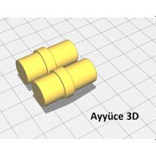Resim Ayyüce 3d, Ford Focus Mk3 Bagaj Pandizot Pimleri, 2x, Siyah 