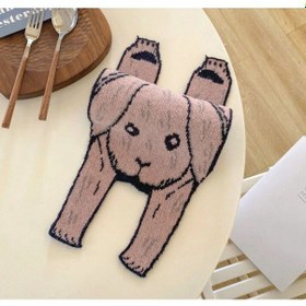 Resim Şirin Sicak Tutan Çocuk Atkı - Bunnies In Town Pembe Tavsan Açik Pembe 