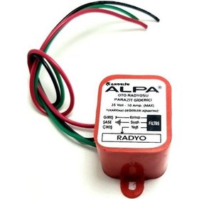 Resim Alpa Oto Teyp-radyo Parazit 12v-24v 