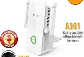 Resim TENDA A301 300mbps N300 2.4ghz Mesafe Genişletici EV Ofis Tipi Priz Tip 