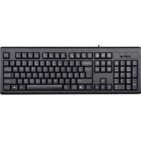 Resim A4 Tech KM-720 Q Tr mm Siyah USB Kablolu Klavye Multimedya Özellikli Siyah Renk 