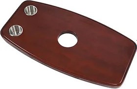 Resim Gearwell RV masa üstü, masif ahşap tezgah, yat karavanı ile uyumlu çıkarılabilir yemek masası, 2 bark tutucu ile 750x400mm su geçirmez masa 