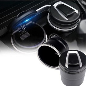 Resim Mitsubishi Carisma Uyumlu Mavi Işıklı Yeni Model 2 Parça Küllük-kumbara 