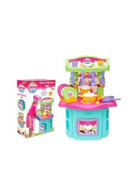 Resim Lisanslı Candy Oyuncak Mutfak Seti Büyük Boy Şef Mutfak Set 